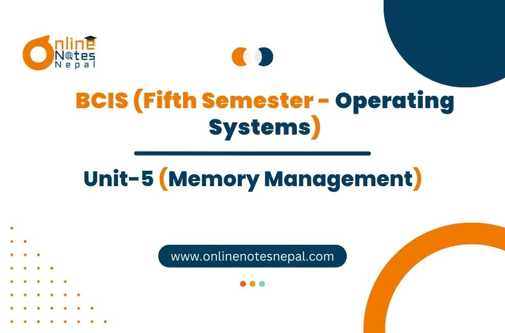 Unit V: Memory Management